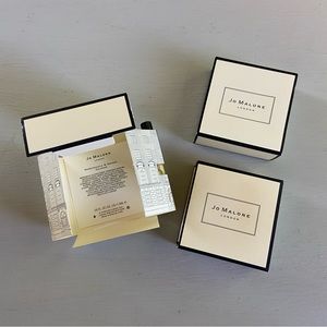 NWT Jo Malone Honeysuckle & Davana Sample Set x 3